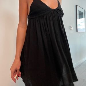 Black cover up/ flowy dress